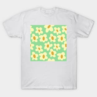 Funky Flower Pattern T-Shirt